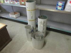 (EC1) 4 Rolls Sheet Metal  Flashing 12 16 24 and 36 Wide x Lengths Unknown