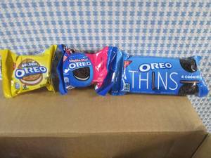 (B-3) Box of 56 Oreo Cookie Variety Packs Best by Oct 2023