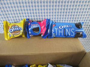 (B-3) Box of 56 Oreo Cookie Variety Packs Best by Oct 2023