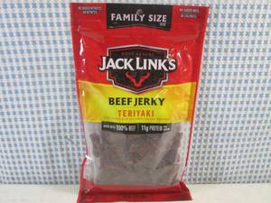(B-2) Family Size Bag Jack Links Teriyaki Beef Jerky 10oz Best by March 2024