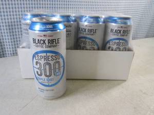 (C-2) 12-Pack Black Rifle Coffee Company Vanilla Bomb Espresso 300 Triple Shot 15oz Cans Best by Mar 2024