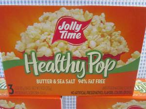 (B-1) 6 Boxes Jolly Time Healthy Pop Butter & Sea Salt Microwave Pop Corn 3 per Box Past Date