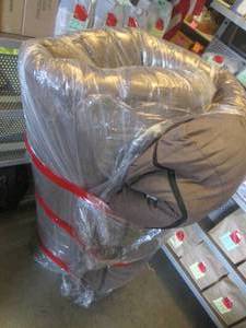 Brand New Chocolate Color Futon Size Mattress, Plush Cover