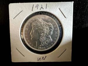1921 D Morgan Dollar