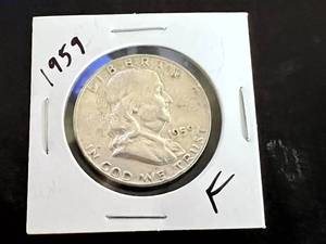 1959 D Franklin Half Dollar