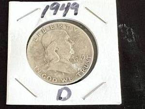 1949 D Franklin Half Dollar