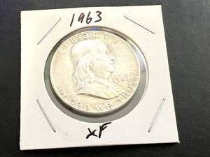 1963 D Franklin Half Dollar