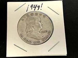 1949 S Franklin Half Dollar