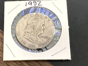 1952 S Franklin Half Dollar