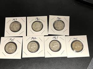 7 - 1960s Washington Quarters