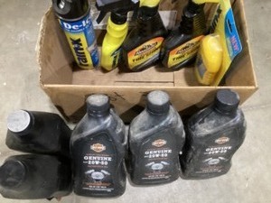 Motor oil, Engine Treatment, RainX and Armor All