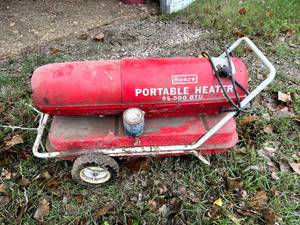 lot 20 image: Sears 85,000 BTU Portable Heater