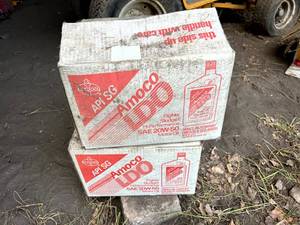 lot 45 image: 2 Cases Amoco LDO 20w50 Motor Oil (24 quarts)