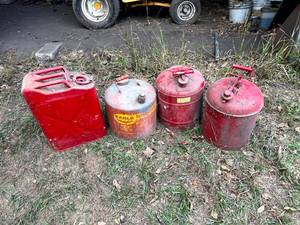lot 54 image: Metal Fuel Cans
