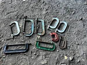 lot 90 image: Large Clamps