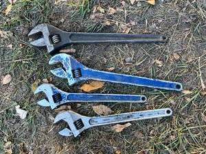 lot 96 image: Large Crescent Wrenches