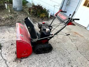 lot 111 image: MTD Electric Start Snow Blower with Tracks