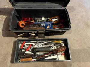 lot 153 image: Tool Box & Contents