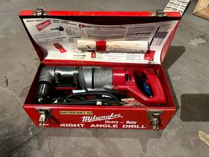lot 159 image: Milwaukee Right Angle Drill