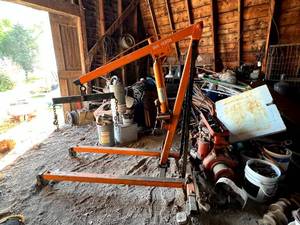 lot 117 image: 8 Ton Long Ram Engine Lift
