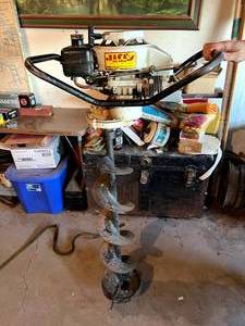 lot 250 image: Jiffy Ice Drill with Tecumseh Engine
