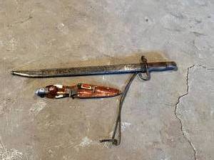 lot 263 image: Sword & Knives