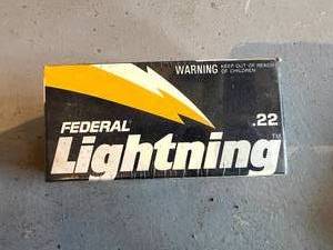 lot 203 image: 500 Federal Lightning 22 Long Rifle