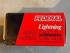 lot 204 image: 500 Federal Lightning 22 Long Rifle