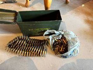 lot 206 image: Ammo Box & Cartridges