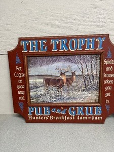 2 cabin Hunting  signs