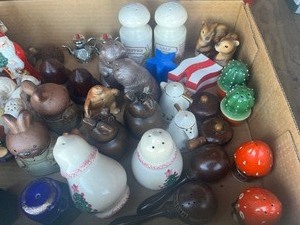 Flat of Salt & Pepper Shakers