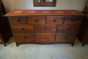 Furniture Bedroom Dresser Black Walnut From ROOM and BOARD 66 X 21 X 35...