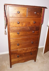 Furniture Bedroom Dresser Black Walnut From ROOM and BOARD 30 X 20 X 55...