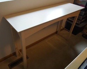 Furniture Blonde Sofa-Back Table...