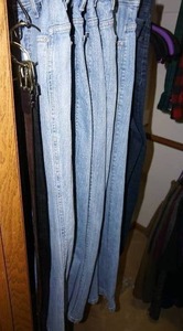 Clothing Womans Jeans, Belts and Hangers