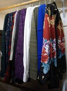 Clothing Womans Dress Shirts Blouse Long Sleeve 34 Sleeve Flannel Reversible, Habitat, Calvin Klein, Fox Krofp, Chicos, CW Creek, LLBean Etc.