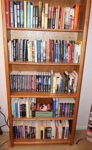 Books...Five shelves Total, Does NOT include shelf.