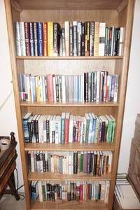 Books...Five shelves Total, Does NOT include shelf.