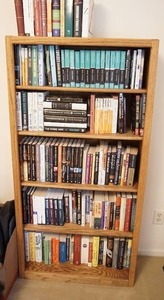 Books...Five shelves Total, Does NOT include shelf.