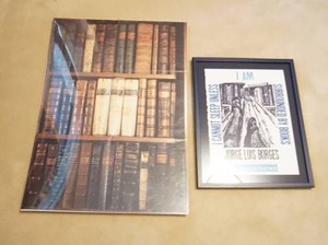 Home DeCor Framed Poster I Am Surrounded By Books...