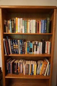Books...Three Shelves Total, Does NOT Include Shelf.