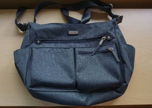 Clothing Accessories Purse Handbag BAGGALLINI  Slate Front Zipper Pocket Shoulder Bag and Wallet
