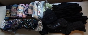 Clothing Accessories Stocking Socks Knee-Hi Multi-Color, Black Etc...