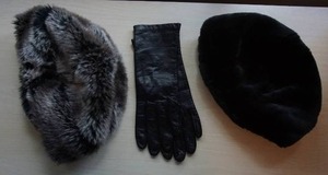 Clothing Accessories Hats Fur Winter San Diego Hat Co. and Leather Gloves