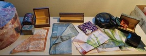 Clothing Accessories Scarf Neck Head Wrap Silky Soft Pocket Scarves, Trinkets Boxes