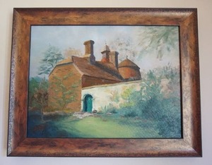 Wall Art ORIGINAL Signed by Artist Kasey Westra 2001 Batemans Home of Rudyord Kipling East Sussex England