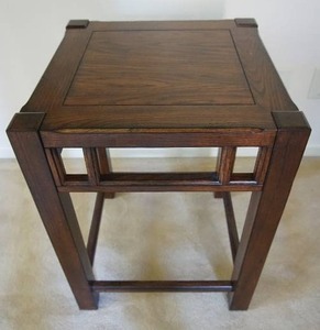 Furniture FLEXSTEEL Solid Oak Living Room Bed Room Side-table End-table Nightstand Chair-table 18 Square 24 tall