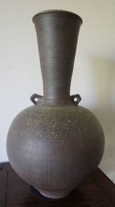 Artist Signed with an ANT Pottery Vessel Jug with Handles