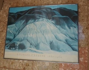 Artwork Framed GREY HILLS Oil on canvas, 1942. by Georgia OKeeffe, American, 1887-1986. Copyright � Indianapolis Museum of Art