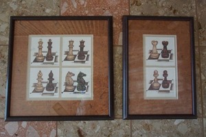 Artwork Wall Art Chess Set of Prints